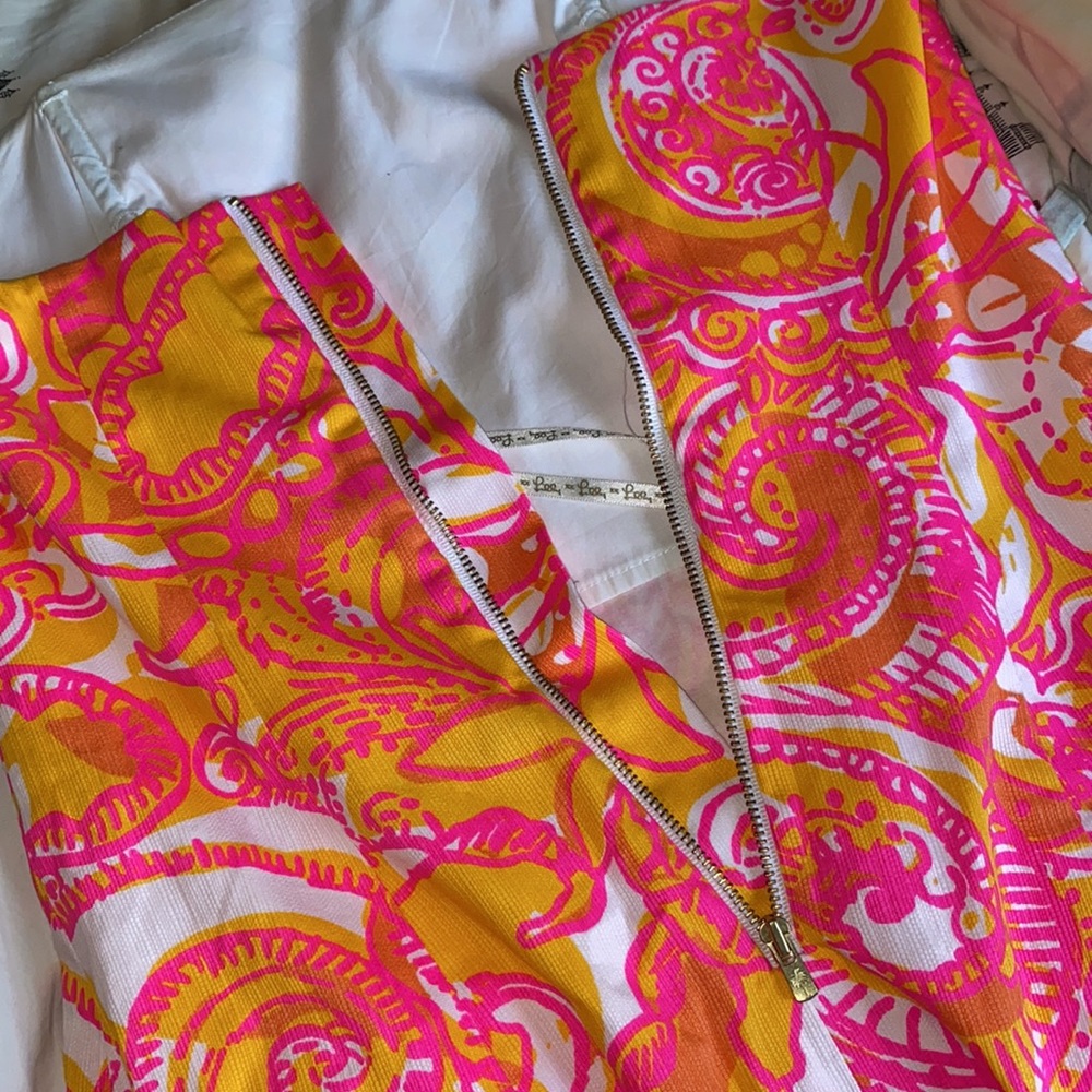 🥳💕 Host Pick 💕🥳 Lilly Pulitzer strapless dress - Picture 10 of 16